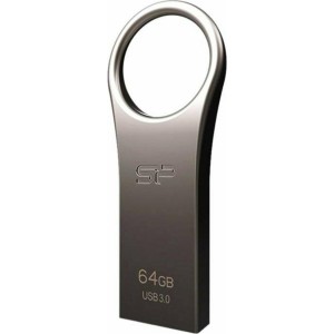 Silicon Power Jewel J80 64GB USB 3.0 Stick Ασημί