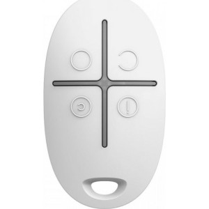 Ajax Systems Space Control Τηλεκοντρόλ Συστημάτων Συναγερμού Άσπρο