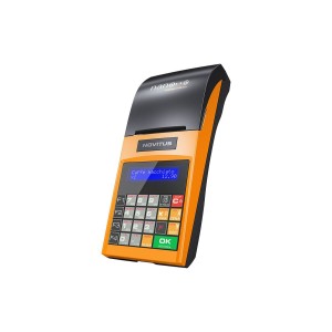 Novitus Nano Φορητή Ταμειακή Μηχανή με Μπαταρία σε Πορτοκαλί Χρώμα